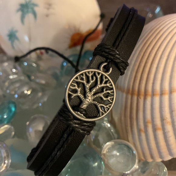 3 For $9 NEW Unisex Braided & Beaded Leather Bracelets - Picture 4 of 8